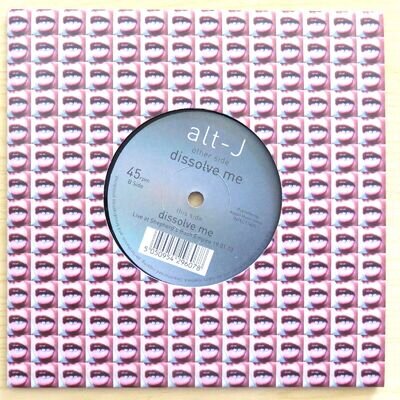 ALT-J DISSOLVE ME 7" VINYL SINGLE BRAND NEW & UNUSED.