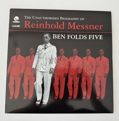 Ben Folds Five Unauthorized Biography Reinhold Messner LP Fully Signed Autograph