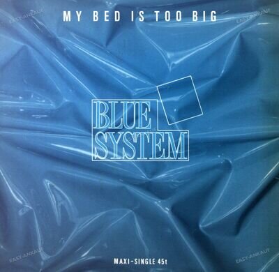 Blue System - My Bed Is Too Big Maxi 1988 (VG/VG) .