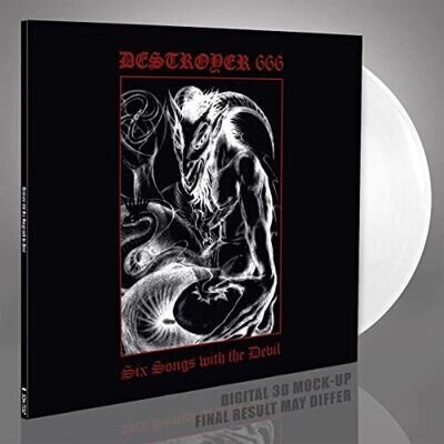 DESTROYER 666 - SIX SONGS WITH THE DEVIL WHITE VINYL - New Vinyl Reco - A72z