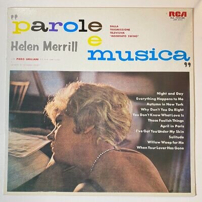 Helen Merrill Parole E Musica (Record, Vinyl) RJL-2550