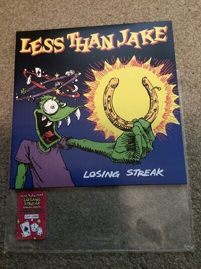 Less Than Jake ‎Losing Streak Tri Color Vinyl LP Forever Edition Numbered Nofx