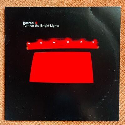 Interpol Turn On The Bright Lights 12" Vinyl LP Reissue Matador Records