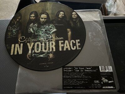 Children Of Bodom - In Your Face Limited Edition No.1278 12" Picture Disc