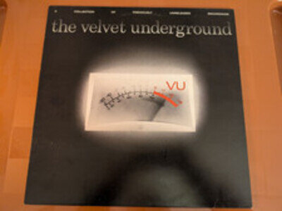 The Velvet Underground VU Vinyl LP 1985 UK POLD 5167