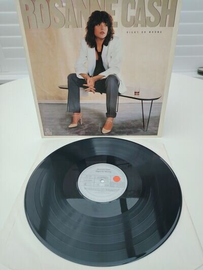 Rosanne Cash- Right Or Wrong -1979 Vinyl LP Record Ariola 201 187 EX- VG +