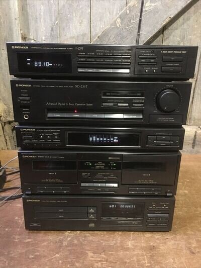 Pioneer XD-Z55T Z Stereo Twin CD Cassette Deck Stack System F-Z95 Tuner Spares