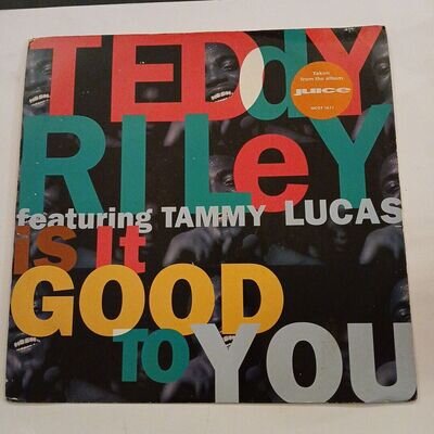 Teddy Riley 'Is It Good To You' 12" Vinyl Single. Very Good Condition