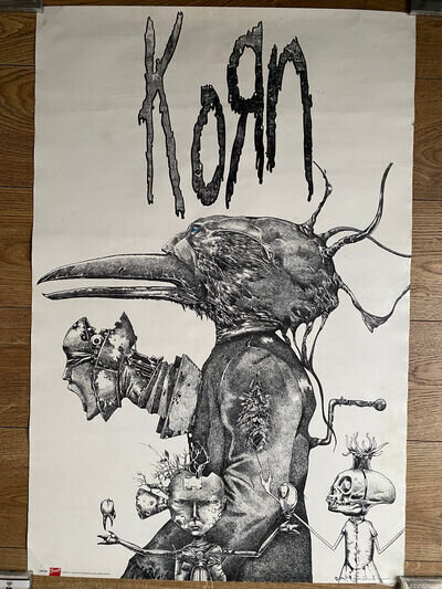 KoRn Untitled Album Poster Original Bravado Merchendise.