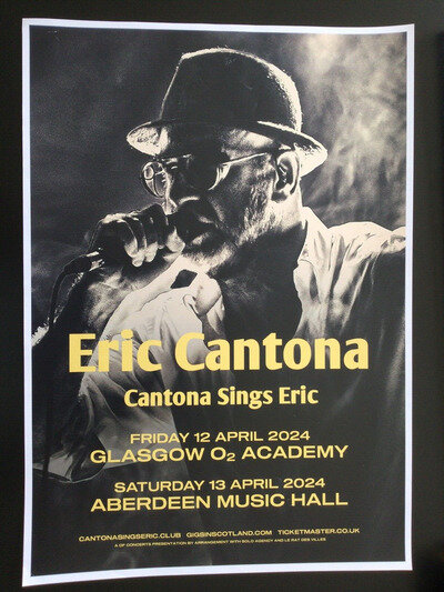 Eric Cantona, Poster, Cantona Sings Eric, Manchester United, Football, 2024,