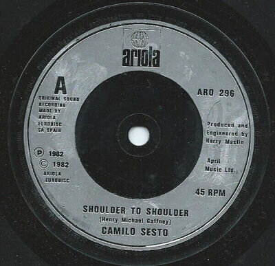 Camilo Sesto - Shoulder To Shoulder (7", Single)