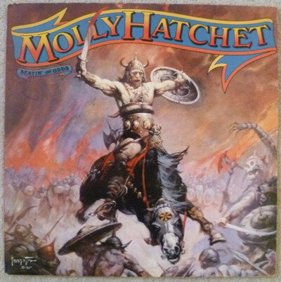 Molly Hatchet Beatin' The Odds 1980 UK Vinyl Lp + Insert, Misprint Excellent Con