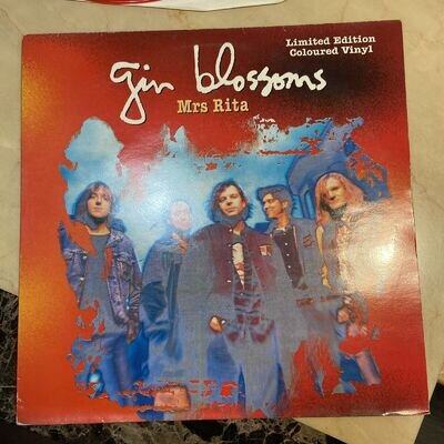 Gin Blossoms - Mrs Rita - Limited Coloured Vinyl Red 12”Single - GINX 2 UK