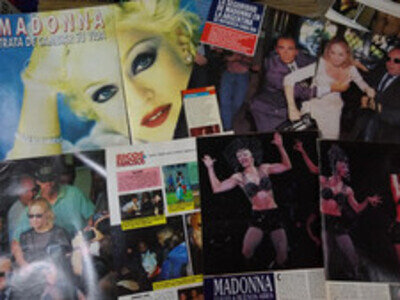 Huge Madonna Clippings Lot – 40+ – Many Snapshots + Poster!