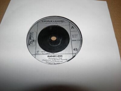 GOLDEN EARRING- RADAR LOVE VINYL 7" 45RPM P