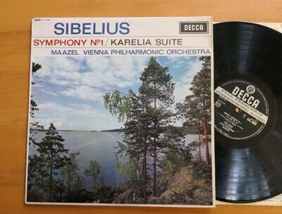 SXL 6084 WBG Sibelius Symphony 1 Lorin Maazel 1964 Decca ED1 Stereo NM