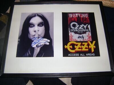 Ozzy Aerosmith Kiss Rock and Roll Memorabilia Autograph Lot