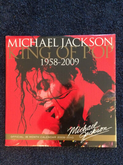 MICHAEL JACKSON 2009-2010 CALENDAR KING OF POP 1958-2009