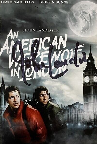 John Landis signed 6x4 photo - Autographed - American Werewolf in London