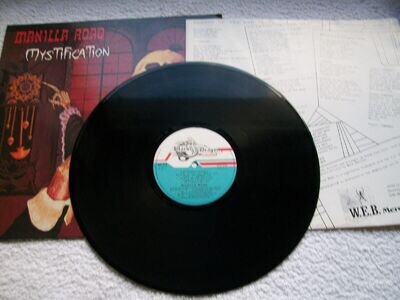 MANILLA ROAD MYSTIFICATION LP RARE 1987 FRENCH BLACK DRAGON ORIG HEAVY METAL