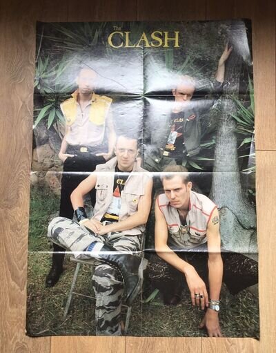 THE CLASH Combat Rock 1982 Hit Machine POSTER JOE STRUMMER MICK JONES Punk