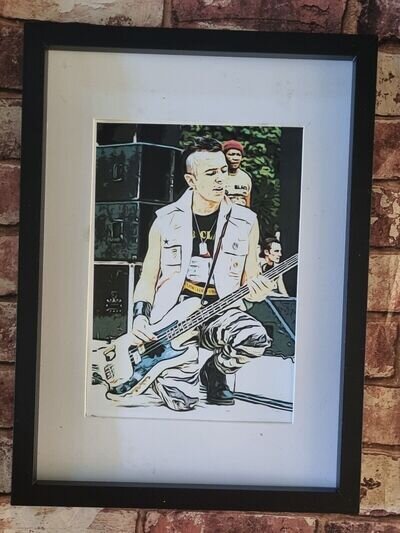 The Clash Joe strummer Pop Art Tribute Poster Print