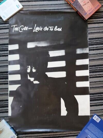 Old The Cure Let's Go To Bed Poster