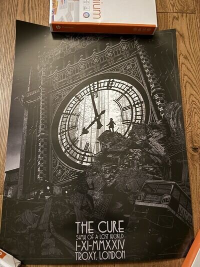 The Cure: Troxy Album Live Stream Show 2024 Official Merchandise Badge & Poster