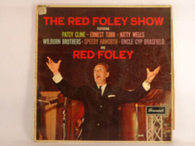 RED FOLEY THE RED FOLEY SHOW (394) 14 Track LP Picture Sleeve BRUNSWICK