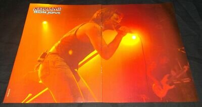 BON JOVI / AEROSMITH - VINTAGE DOUBLE SIDED COLOUR POSTER