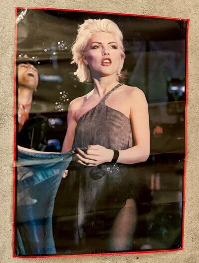 DEBBIE HARRY/BLONDIE - VINTAGE 1979 POSTER BY FRANK GRIFFIN (PRINTED IN UK)