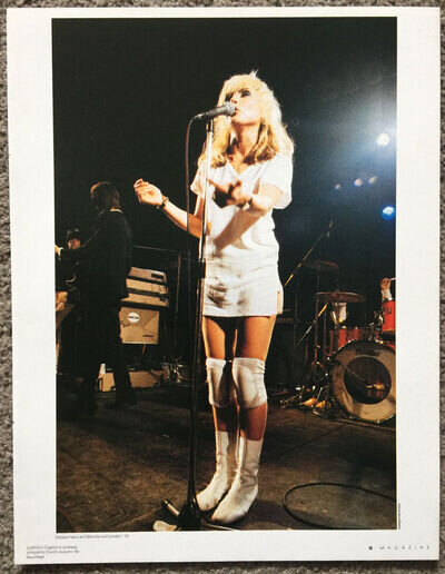 DEBBIE HARRY - Full page UK magazine poster BLONDIE