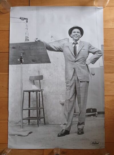 Frank Sinatra His Greatest Performances Double Sided Promo Poster Rare