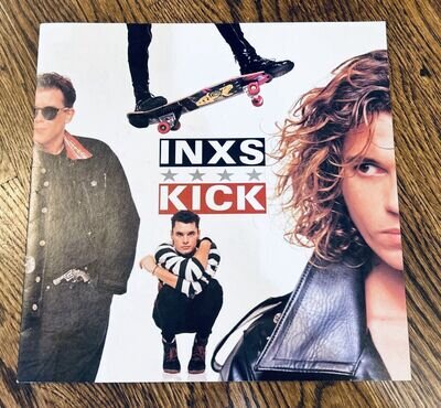 INXS Kick Music Poster RARE 1987 Atlantic Recording, Excellent Condition