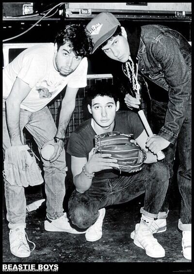 BEASTIE BOYS POSTER IN 1987 GLASGOW SCOTLAND NEW 23x33 FREE SHIPPING