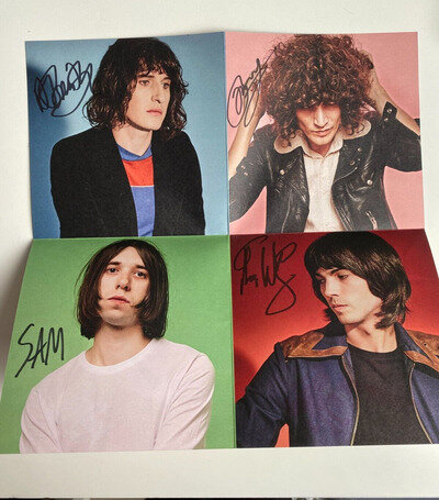 FULLY SIGNED - TEMPLES BAND - VOLCANO ALBUM POSTER