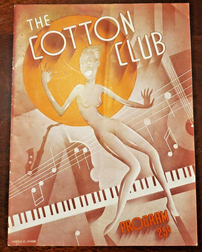 Duke Ellington Signed 1937 Cotton Club Parade Program 25¢ Second Edition