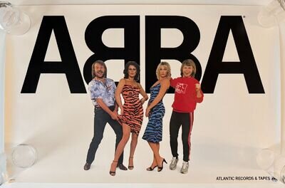 ABBA VINTAGE US PROMO POSTER ATLANTIC RECORDS 1980 SD 16023