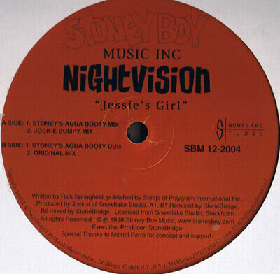 Nightvision - Jessie's Girl - Used Vinyl Record 12 - A6244z