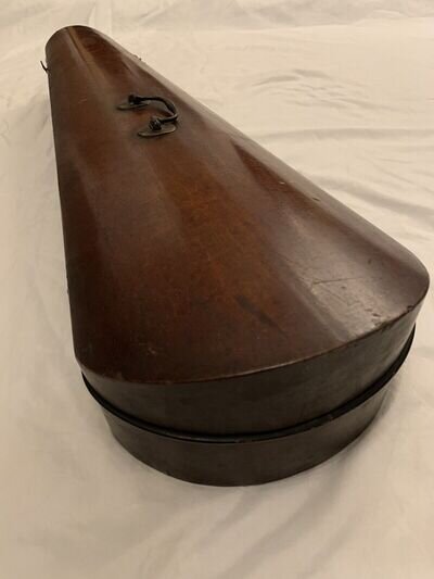 Stunning Victorian Antique Hardwood violin case With Velvet Interior