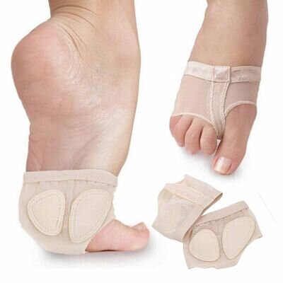 1 Pair Foot Thongs Forefoot Dance Paws Cover Toe Pads Half Lyrical Relieve Pain