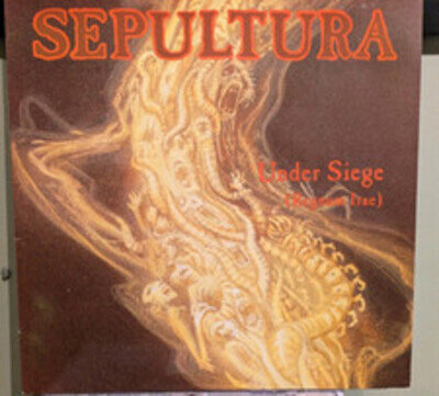 SEPULTURA - Under Siege (Regnum Irae) 12" inch Vinyl 1991 Roadracer Thrash DRI