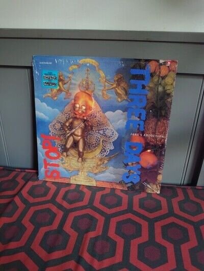 Jane's Addiction 12" Vinyl Stop Three Days Excellent Condition Warner Bros 1990