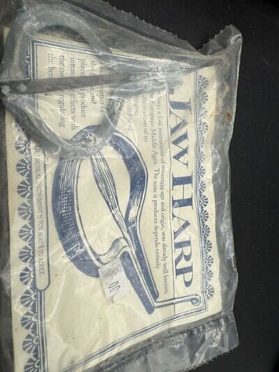 Jaw Harp Metal Folk Music Instrument Cooperman Fife Drum Co Collectible NOS