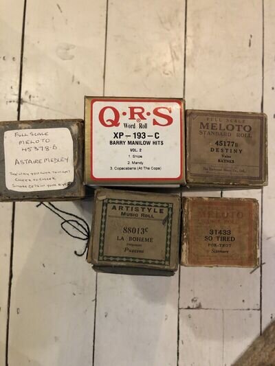 pianola piano rolls