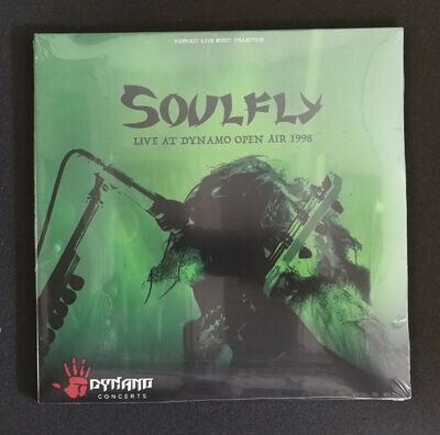 2x 12" LP Green Vinyl Soulfly Live At Dynamo Open Air 1998 Limited Of 1000 -U24