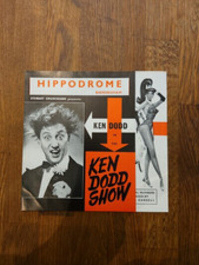 Original 1962 Ken Dodd Show Hippodrome Birmingham