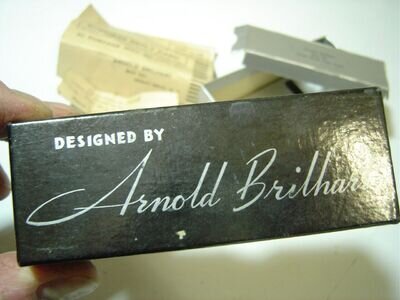 Sax Mouthpiece Box Arnold Brilhart Alto Vintage with Documentation