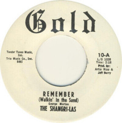 Shangri-Las - Remember Walkin' In The Sand - Used Vinyl Record 7 - - A8100z