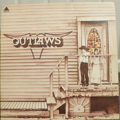 The Outlaws Outlaws black vinyl 1975 Arista Label (ARTY115) 10 track LP EX/EX